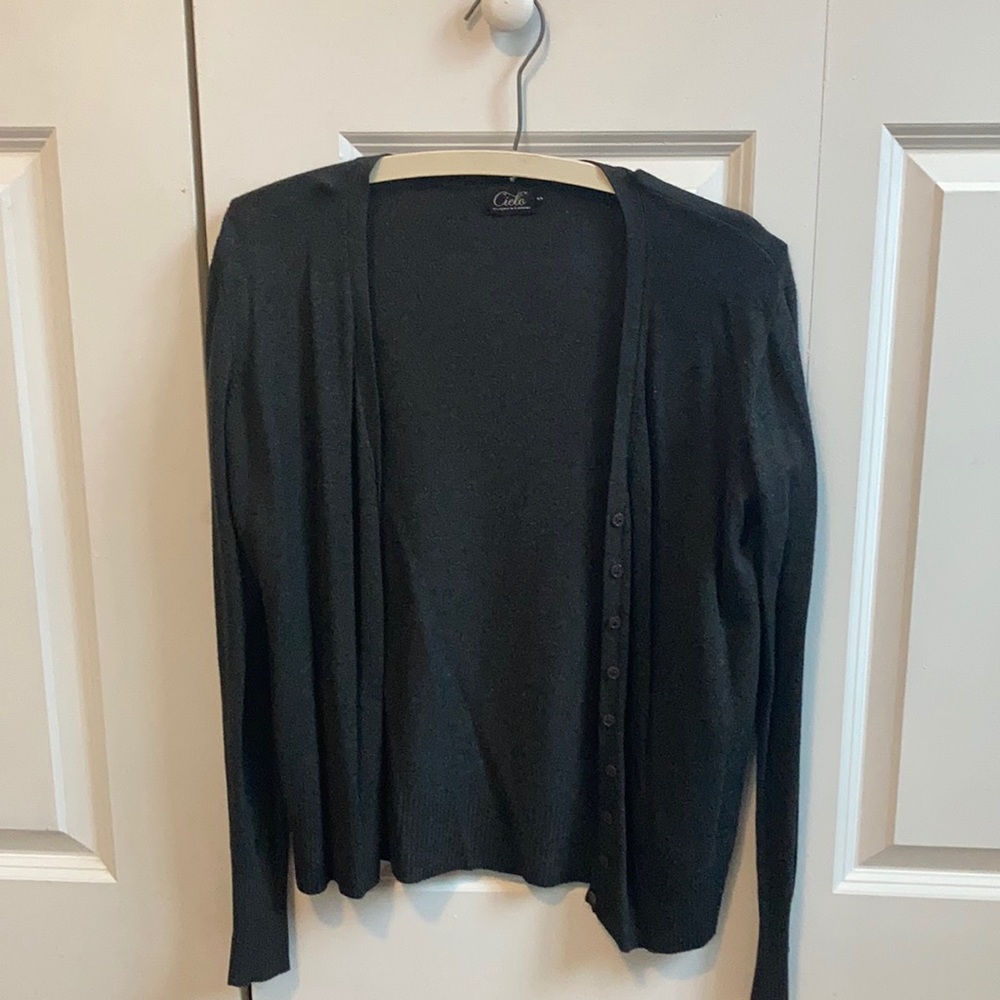 Dark grey cute sweater